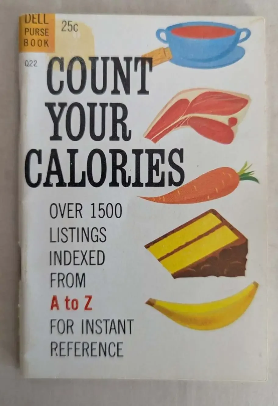 Count Your Calories Dell Purse Book 1959 Copyright